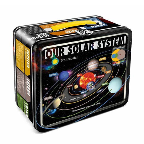 Smithsonian Solar System Large Fun Box Tin Tote